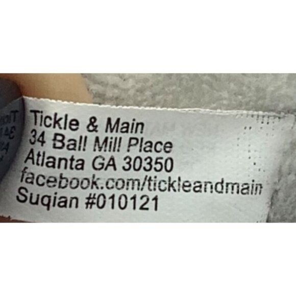 Tickle & Main We Are Twins Gray Elephant Plush Stuffed Toy Rattle 7" Lot of 2 - Picture 5 of 6